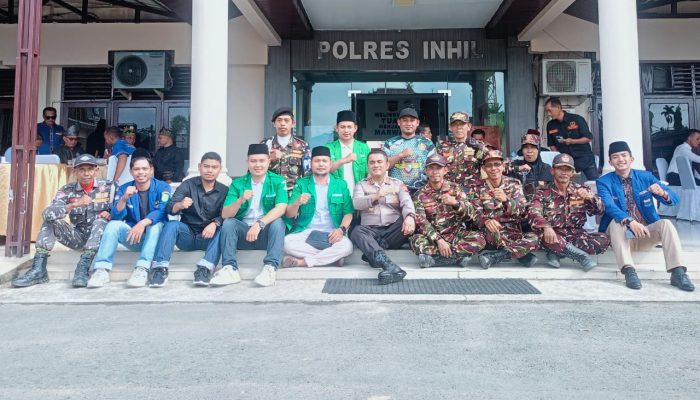 Gp Ansor Dan Banser Inhil Siap Bersinergi Jaga Persatuan dan Kondusifitas Daerah