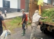 Ratusan Anggota Satpol PP dan Damkar Rohul Goro Selasa Bersih, Dukung Gerakan Indonesia ASRI