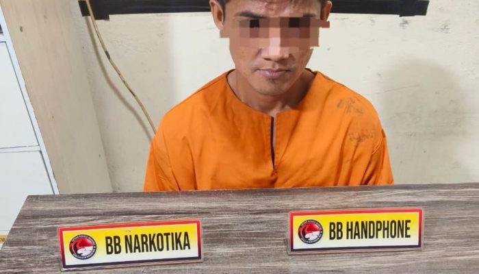 Polres Inhil Ungkap Kasus Narkotika, Seorang Pengedar Shabu Diamankan di Enok