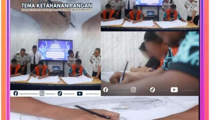 Warga Binaan Lapas Pasir Pangaraian Ikuti Lomba Melukis Tema Ketahanan Pangan dalam Rangka HBP ke-62 April 17, 2026 by kaperwil riau