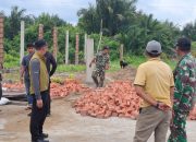 Dandim 0314/Inhil Tinjau Progres Pembangunan KDKMP di Wilayah Perairan Gaung