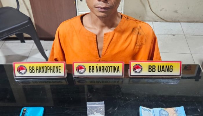 Polres Inhil Ungkap Kasus Peredaran Sabu, Seorang Pengedar Diamankan di Tembilahan