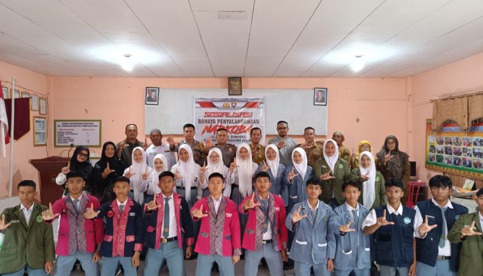 Polres Inhil Gelar Sosialisasi Bahaya Narkoba di Tembilahan Hulu