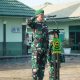 Kasdim 0314/Inhil Pimpin Upacara Bulanan, Tekankan Disiplin dan Kewaspadaan Prajurit