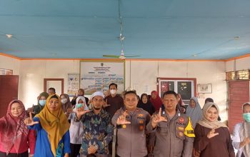 Polres Inhil Gelar Sosialisasi Bahaya Penyalahgunaan Narkoba di Desa Sungai Luar