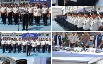 Kalapas Pasir Pengaraian Ikuti Apel Ikrar Bebas Peredaran Narkoba dan HP