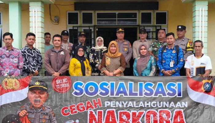 Polsek Gaung Gelar Sosialisasi Bahaya Narkoba dalam Operasi Antik di Desa Simpang Gaung