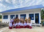 Respon Cepat PTPN Group Bangun Kembali Gedung Sekolah di Rokan Hulu Pasca Terbakar