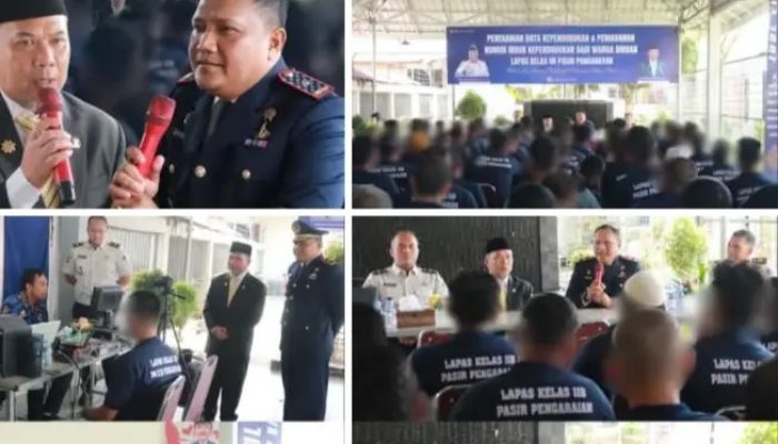 Lapas Pasir Pengaraian Laksanakan Perekaman dan Pemadanan NIK bagi Warga Binaan