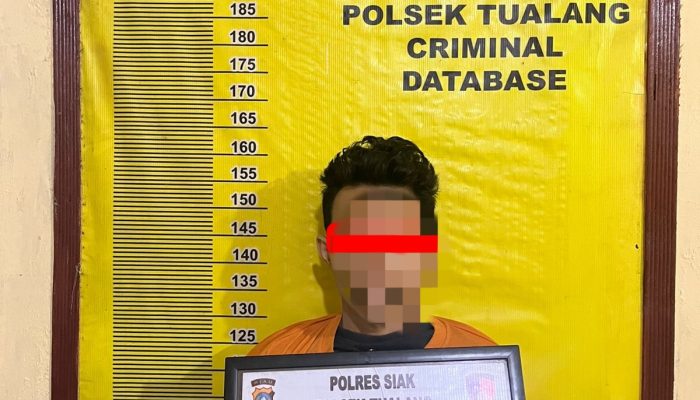 Kepergok Bawa Kabel Curian, 3 Pria Diamankan Polsek Tualang