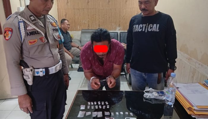 Pengedar Dengan 13 Paket Sabu di Perawang Tak Berkutik Diciduk Tim Lebah Polsek Tualang Dalam Ops Antik 2026