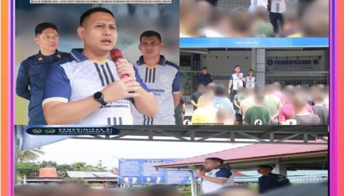 Melalui Sambung Rasa, Lapas Pasir Pangaraian Kembali Tekankan Keamanan dan Ketertiban kepada Warga Binaan