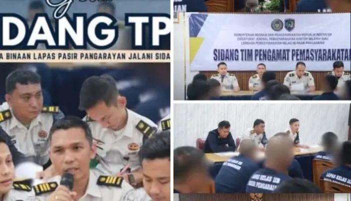 Seleksi Ketat Calon Tamping, Lapas Pasir Pengaraian Gelar Sidang TPP untuk 43 Warga Binaan