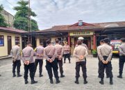 Kapolsek Tualang Pimpin Apel Kesiapan Pengamanan dan Patroli Gereja Sambut Kenaikan Yesus Kristus Tahun 2026