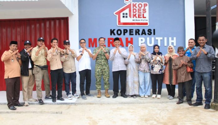 Dandim 0314/Inhil Hadiri Launching Virtual Operasionalisasi 1061 Kopdes Se-Nusantara