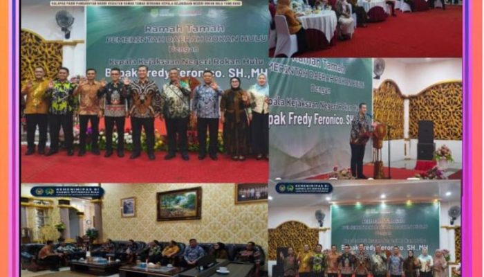 Kalapas Pasir Pangaraian Hadiri Kegiatan Ramah Tamah Bersama Kepala Kejaksaan Negeri Rokan Hulu yang Baru