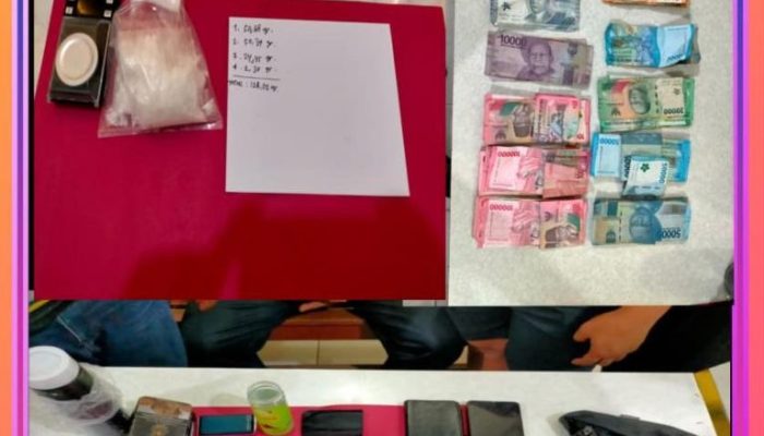 Polsek Tambusai Utara Tangkap Seorang Pengedar Narkotika, Amankan Barang Bukti 128,02 Gram Sabu