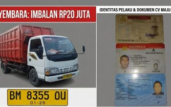 Bawa Kabur Dump Truk dari Sungai Salak, Pemilik Janjikan Imbalan Rp20 Juta Bagi yang Menemukan