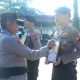 KAPOLRES INDRAGIRI HILIR AKBP FAROUK OKTORA S.H, S.I.K, PIMPIN GELAR UPACARA PTDH TERHADAP DUA PERSONEL