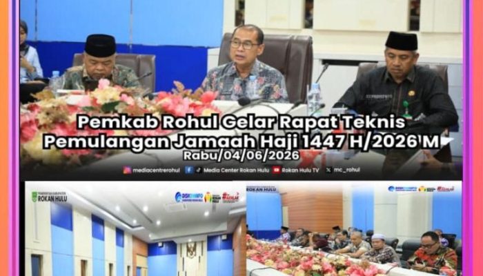 Pemkab Rohul Gelar Rapat Teknis Pemulangan Jamaah Haji 1447 H/2026 M