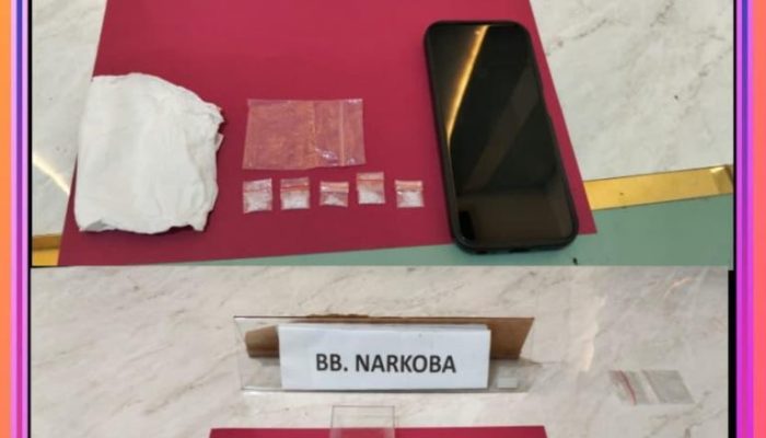 Polsek Tambusai Utara Tangkap Pengedar Narkoba, Lima Paket Sabu Diamankan