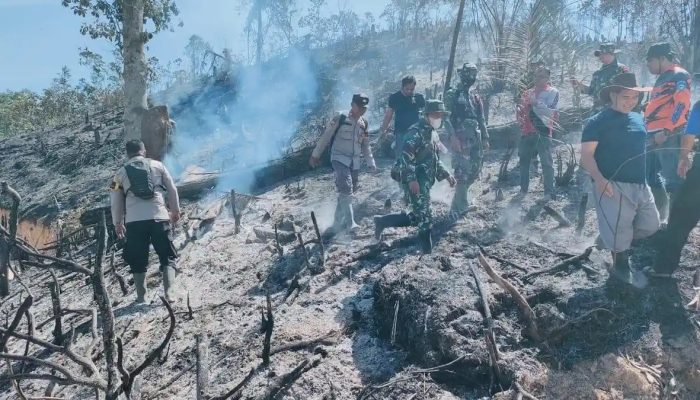 Rohul Terbanyak Titik Api di Riau, Petugas Turun ke Lapangan