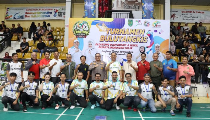 Bupati Herman Buka Tamvans Cup 2026, Dorong Sportivitas dan Prestasi Atlet Inhil
