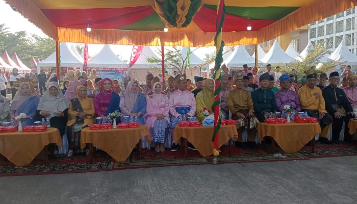 Pecahkan Rekor MURI, 6.100 Penari Joget Mande Banjiri Jalan Swarnabumi Tembilahan