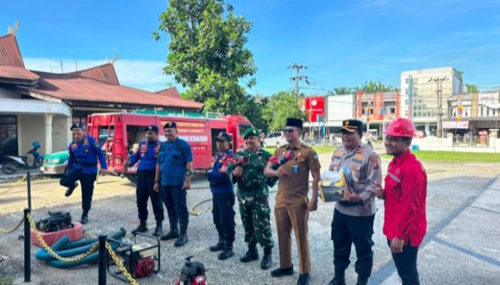 Polsek Ujung Batu dan Forkopimcam Gelar Apel Kesiapsiagaan Karhutla Hadapi Musim Kemarau 2026