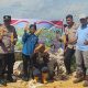 Dukung Ketahanan Pangan, Polsek Tualang Bersama Perusahaan Panen Jagung Pipil di PT SIR Sei Lukut