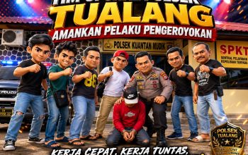 Pelarian Terhenti di Kuansing. Pelaku Pengeroyokan diamankan Tim Opsnal Polsek Tualang