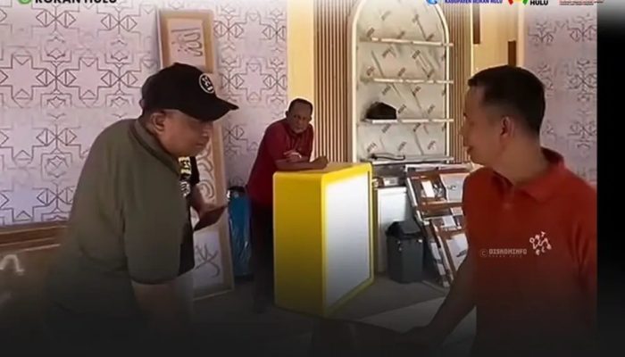 Tampil Beda di MTQ Riau ke-44, Stand Bazar Rokan Hulu Usung Arsitektur Religius