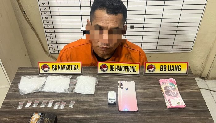 Satresnarkoba Polres Inhil Ungkap Peredaran 280,7 Gram Sabu, Seorang Pengedar Diamankan