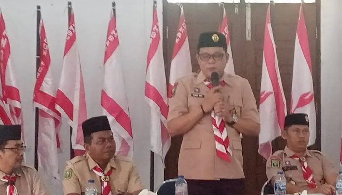 Gantikan Elbisri, Plt Kadisdik Alreza Ahyu Nahkodai Kwarcab Pramuka Rohul