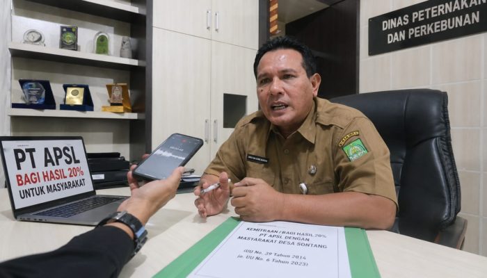 Kadis Peternakan dan Perkebunan Rohul Siap Dorong Kemitraan PT APSL dengan Koperasi Masyarakat Desa Sontang