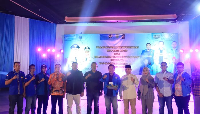 Polres Inhil Pererat Sinergi Lewat Silaturahmi Sabuk Kamtibmas dan Peringatan HUT Ke-53 KNPI