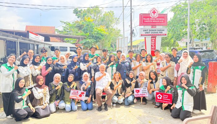 Kolaborasi Kukerta UNRI dan UIN Suska Riau Perkuat Aksi Kemanusiaan Melalui Donor Darah di Indragiri Hilir