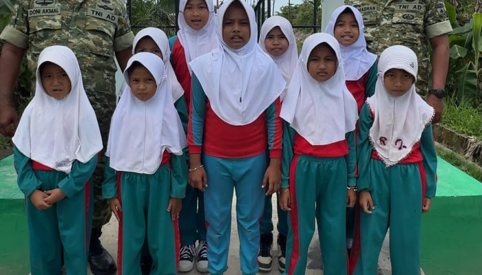 Kodim 0314/Inhil Rampungkan Pembangunan Jembatan Garuda di Kotabaru, Akses Warga Kini Lebih Lancar