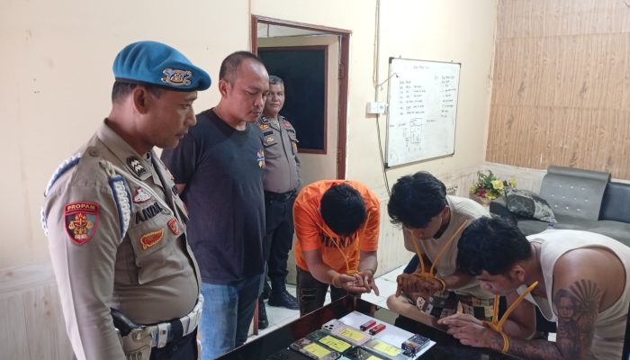 Polsek Tualang Bersama Satresnarkoba Polres Siak Ungkap Jaringan Peredaran Sabu di Perawang, Delapan Orang Diamankan