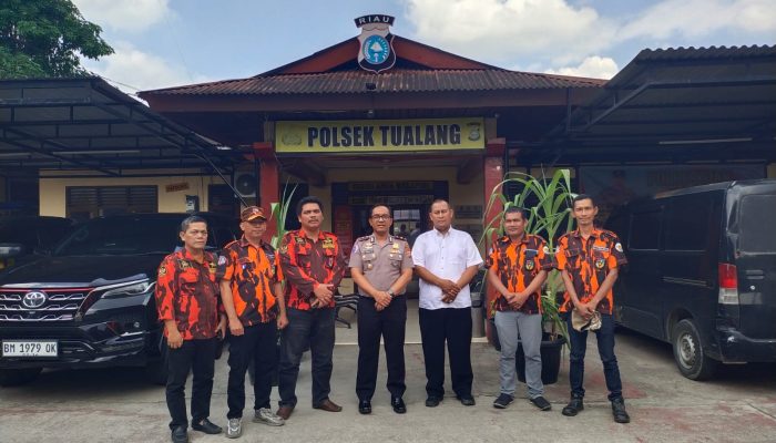 KOTI Mahatidana Siak Jalin Silaturahmi dan Audiensi dengan Kapolsek Tualang