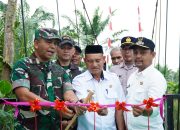 ​Sinergi TNI dan Rakyat, Danrem 031/WB Resmikan Jembatan Perintis Garuda di Indragiri Hilir