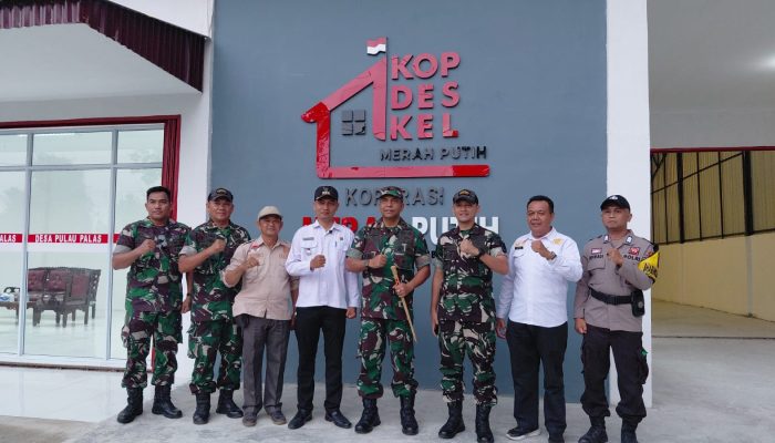 Danrem 031/WB Kunjungi Kopdes Pulau Palas, Dukung Percepatan Penguatan Ekonomi Desa