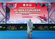 Hadiri Puncak Syukuran HUT ke-46 Dekranas, Ketua Dekranasda Inhil Promosikan Produk UMKM Unggulan di Makassar