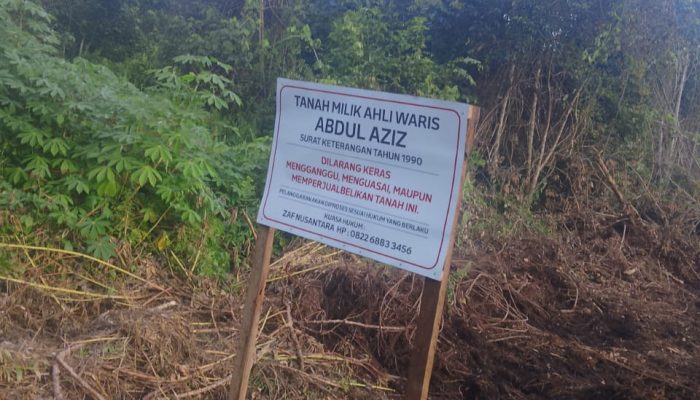 5 Bulan Laporan Masuk, Proses Sengketa Tanah di Desa Kuala Sebatu Belum Juga Berjalan