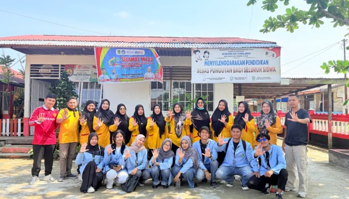 Gaungkan Budaya Menabung Sejak Dini, Mahasiswa Kukerta UNRI Gelar Program GEMAS di SDN 005 Tembilahan