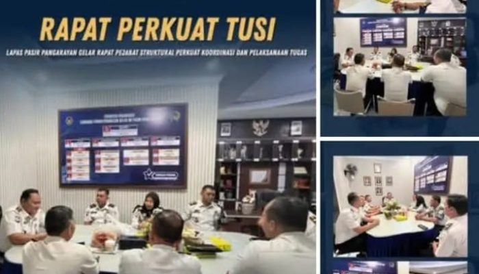Antisipasi Gangguan Kamtib, Kalapas Pasir Pengaraian Kumpulkan Pejabat Struktural