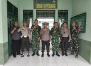 Silaturahmi Kapolsek Tualang dan Koramil 04/Perawang Perkuat Solidariitas TNI–Polri