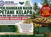Perjuangkan Nasib Petani Kelapa, PW-MOI Inhil akan Berkolaborasi dengan MPKN