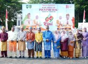 Kasdim 0314/Inhil Hadiri Upacara Hari Jadi ke-69 Provinsi Riau di Inhil