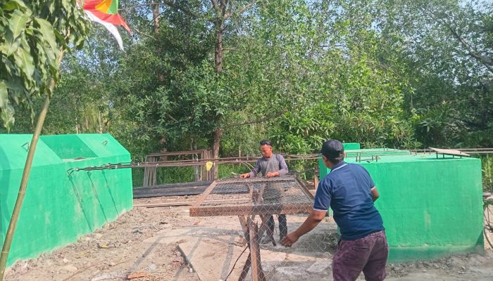 Progres Jembatan Gantung Perintis Garuda di Lahang Tengah Terus Dipacu